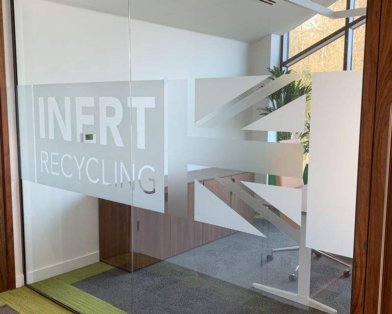 Window frosting for Inert recycling in Eastleigh